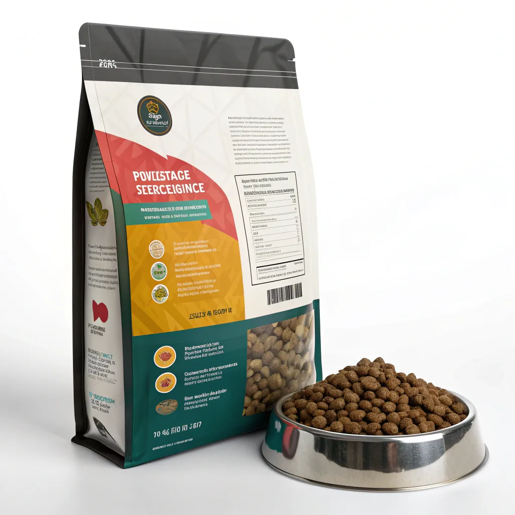 Premium dog food package